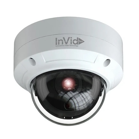 PAR-C8DRIR28 InVid Tech Paramont Series 2.8mm 15FPS @ 8MP Outdoor IR Day/Night WDR Dome HD-TVI/HD-CVI/AHD/Analog Security Camera 12VDC