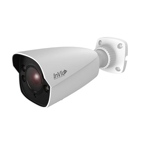 PAR-P2FACEBIR8G1 InVid Tech Paramont Series 8mm 30FPS @ 2MP Outdoor IR Day/Night WDR Bullet IP Security Camera 12VDC/PoE