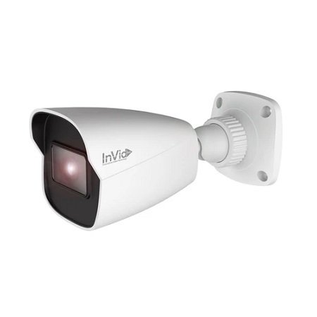 PAR-P4BIR-AI InVid Tech 2.8mm 30FPS @ 4MP Outdoor IR Day/Night WDR Bullet IP Security Camera 12VDC/PoE