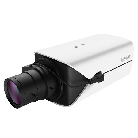 PAR-P4RICSNH-AI InVid Tech Paramont Series 30FPS @ 4MP Indoor Day/Night WDR Box IP Security Camera 12VDC/24VAC/PoE - No Lens