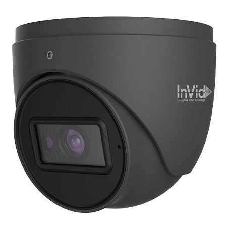 PAR-P8TXIR28BNH-AI InVid Tech Paramont Series 2.8mm 30FPS @ 8MP Outdoor IR Day/Night WDR Turret IP Security Camera 12VDC/PoE
