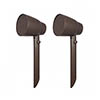 PAS-2.0 Proficient Audio Protege Outdoor Landscape Speaker Expansion Kit with 2 x 4" 150W Poly Satellite Speakers