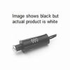 Show product details for PB-2020-W-GEN GRI 3/8" Diameter Closed Push Button Plunger - White
