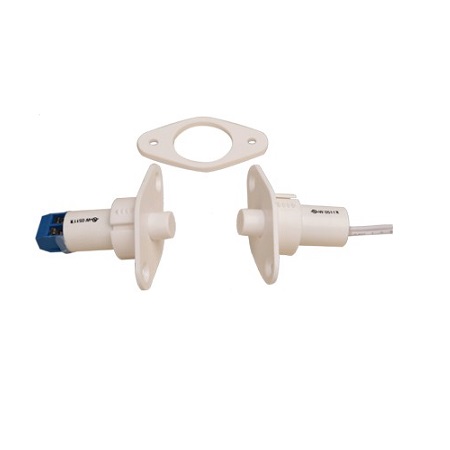 52PWH-10 Plunger Style Contact - White - 10 Pack