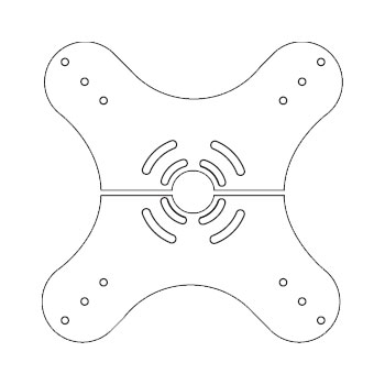 PB180 Raytec Pole Bracket - 180 Degree To Mount Up To 4 Units