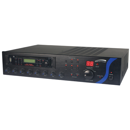 PBM120AU Speco Technologies 120W PA Mixer Amplifier with USB/Tuner/CD