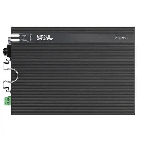 PDX-215C Middle Atlantic NEXSYS 2 Outlet 15 Amp Compact Power with Multi-Stage Surge Protection