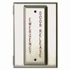 PS1-112 Alarm Controls Single Gang SPDT Momentary Action Push To Exit Plate - Red Lettering