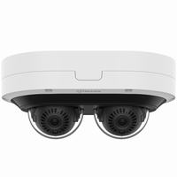 PNM-7082RVD Hanwha Vision P Series 3~6mm Motorized 30FPS @ 4MP Outdoor IR Day/Night WDR Dome IP Security Camera PoE