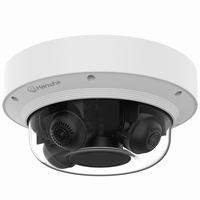 PNM-8082VT Hanwha Vision 3~6mm Motorized 30FPS @ 2MP Outdoor IR Day/Night WDR Dome Panoramic IP Security Camera PoE