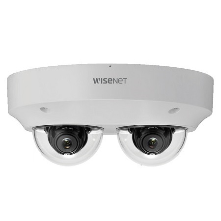 PNM-9000VD Hanwha Techwin 30FPS @ 10MP Outdoor Day/Night WDR Multi-Sensor IP Security Camera PoE - No Lens