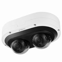 PNM-C12083RVD Hanwha Vision 3.4~6.8mm Motorized 15FPS @ 12MP Outdoor IR Day/Night WDR Dome IP Security Camera PoE
