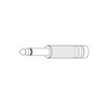 PP12X Vanco Connector 1/4 ST(3C) Plug Solder Cable Mount