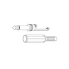 Show product details for PP2BX Vanco Connector 1/4 M2C Plug Screw Cable Mount Bulk