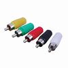 Show product details for PP6 Vanco RCA Male Plugs- Plastic Shell-Color Pack