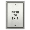 Show product details for PS1-111 Alarm Controls SPDT Momentary Contacts Push to Exit Plate