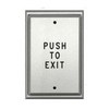 PS2-111 Alarm Controls DPDT Momentary Contact Push to Exit Push Plate