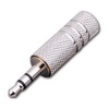 Show product details for PS353X Vanco Connector 3.5mm Stereo 3C Plug Cable Metal
