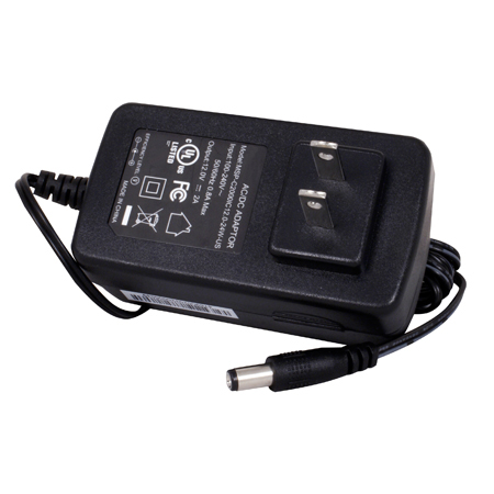 PSDC24 Speco Technologies 12VDC @ 2A Power Supply UL Listed