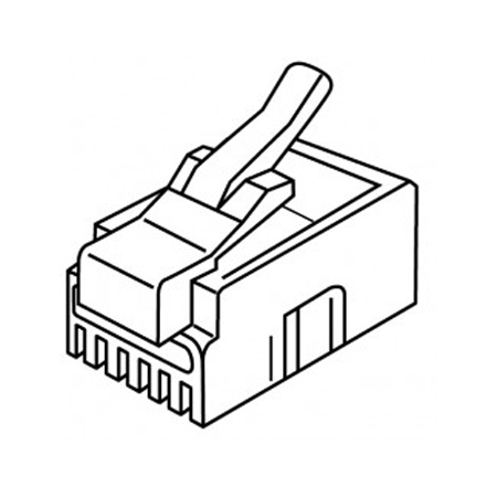 PT-106110 Platinum Tools RJ-11 (6P4C) Flat-Stranded - 500 Pack