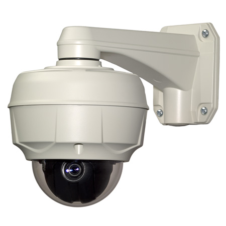 PT112N-XT Ganz 3.7mm 560 TVL Outdoor IR Day/Night PTZ Dome Security Camera 12VDC/24VAC