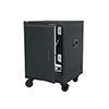 Show product details for PTRK-14 Middle Atlantic 14 Space (24 1/2 Inch) Portable Rolling Rack with Locking Front & Rear Doors
