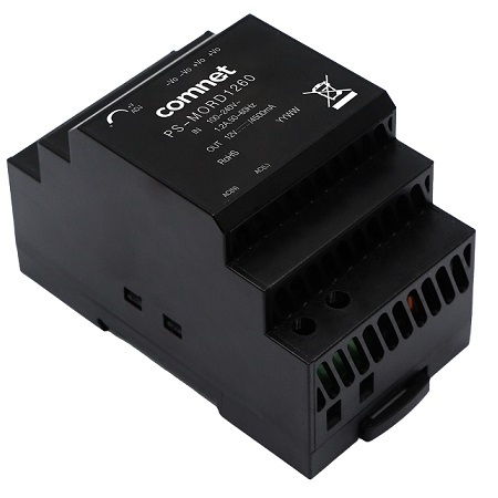 PWR-MORD1260 Hanwha Techwin DIN Rail Mounting 60W Hardened Power Supply