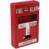 Show product details for 1000448 Potter P32-1T-LP-KL Dual Action Die-Cast Metals Conventional Pull Station - Red