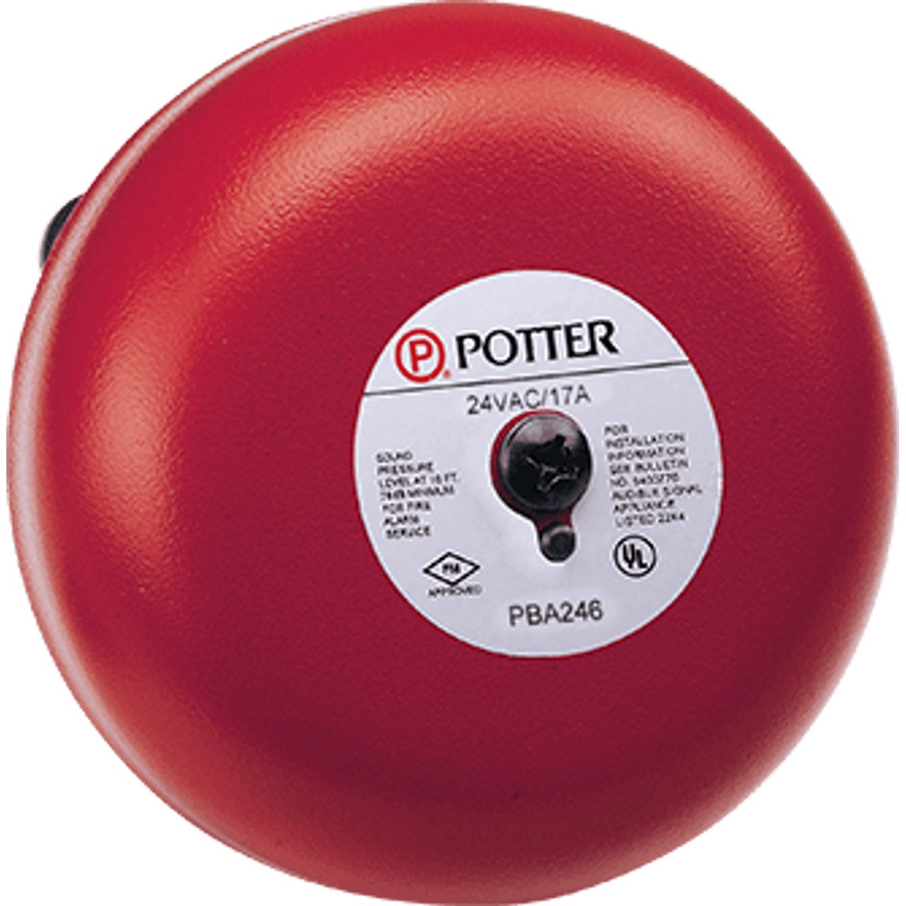 1806120 Potter PBA-1206 AC Powered Bell