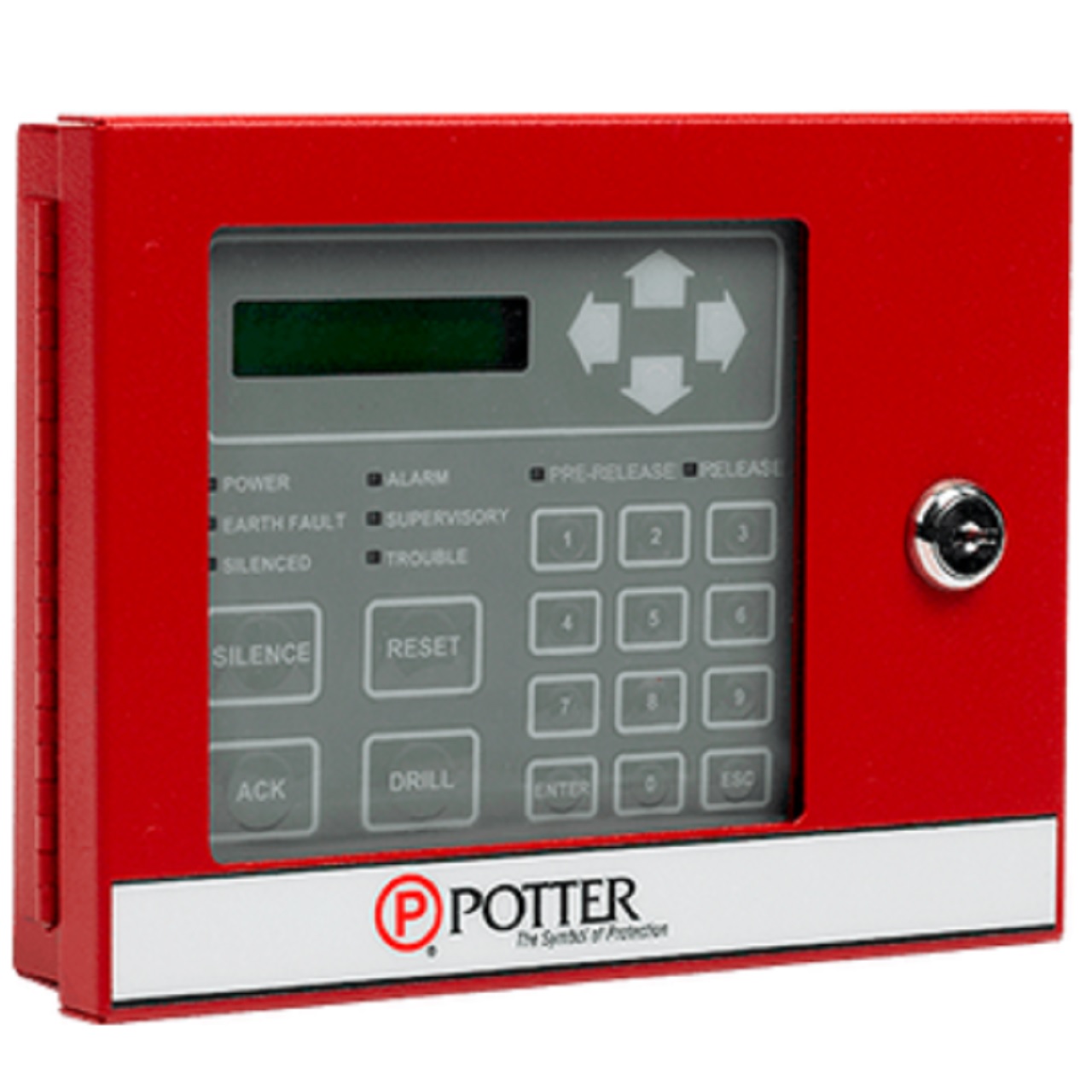 3006462 Potter RA-6075R LCD Releasing Annunciator