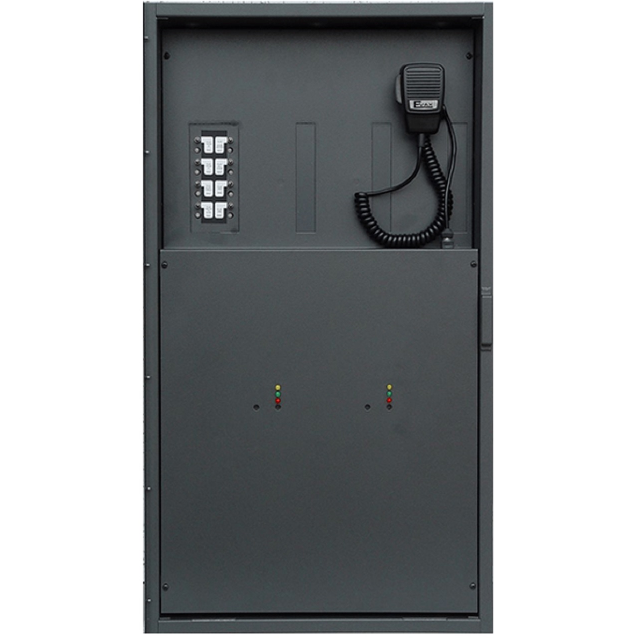 3500100 Potter PVX-100M/4ZR 100 Watt Mass Notification Panel 4 Class B Speaker Circuits - Red
