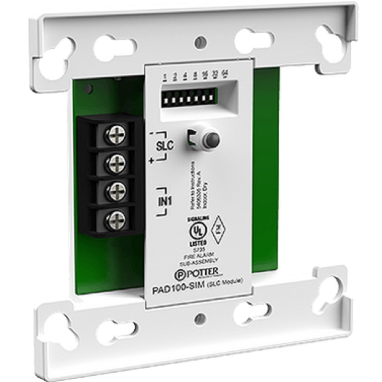 3992704 Potter PAD 100-SIM Single Input Module