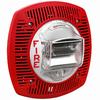 Show product details for 4890212 Potter SPKSTR-24WLPPR Low Profile Wall Mount Speaker Strobe Plain - Red