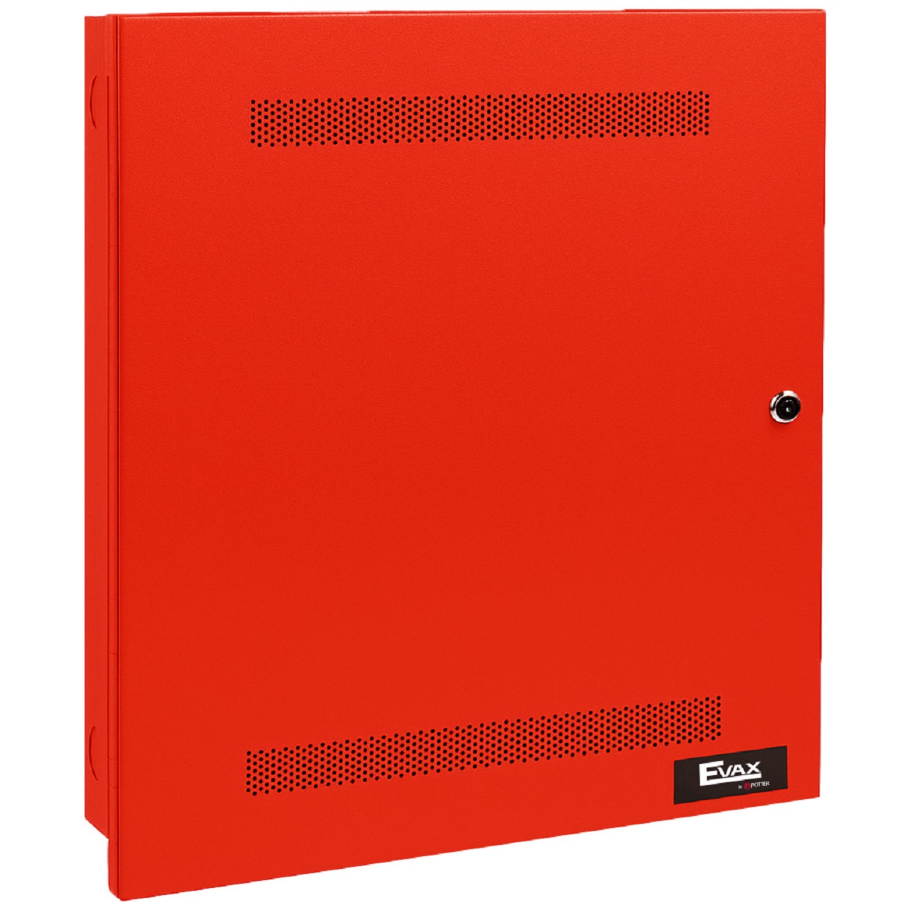 EVAX-100R/12Z Potter EVAX-100R 100 Watt Voice Panel W/ 12 Speaker Circuits Red Cabinet