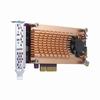 [DISCONTINUED] QM2-2P-344 Dual M.2 PCIe SSD expansion card supports up to two M.2 2280/22110 formfactor M.2 PCIe (Gen3 x4) SSDs