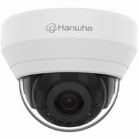 QND-6022R1 Hanwha Vision Q Series 4mm 30FPS @ 2MP Outdoor IR Day/Night WDR Dome IP Security Camera 12VDC/PoE