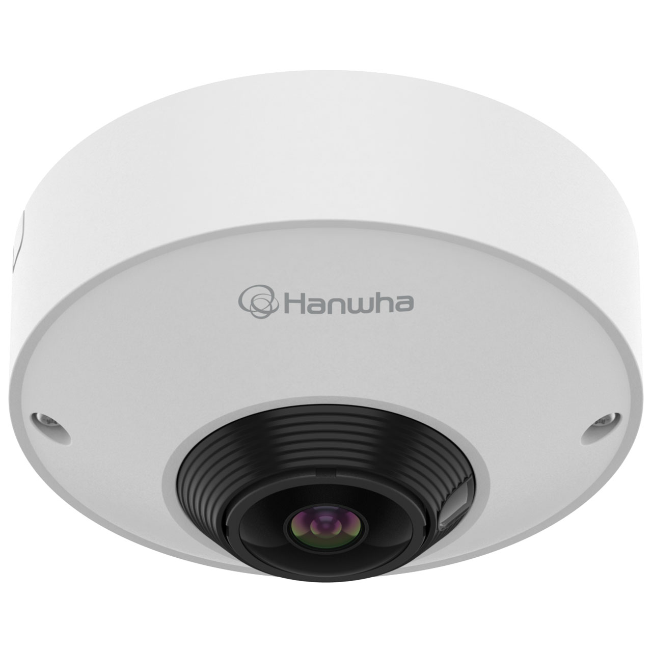 QNF-C9010 Hanwha Techwin 1.76mm 20FPS @ 12MP Outdoor IR Day/Night WDR Fisheye IP Security Camera PoE