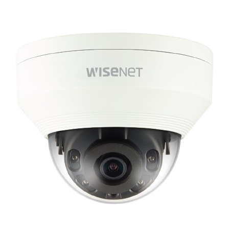 QNV-6022R Hanwha Techwin 4mm 30FPS @ 1080p Outdoor IR Day/Night WDR Dome IP Security Camera 12VDC/POE