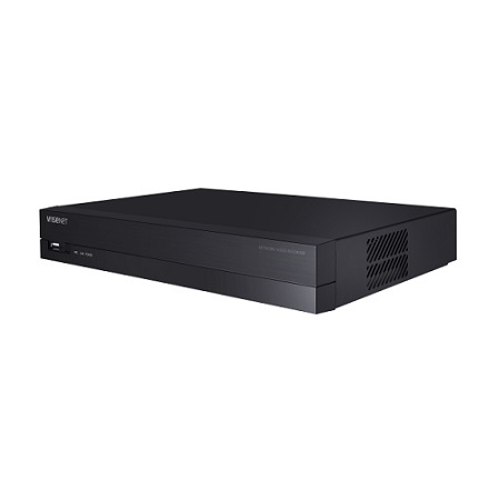 QRN-430S Hanwha Techwin 4 Channel at 4K (2160p) NVR 40Mbps Max Throughput - No HDD w/ Built-in 4 Port PoE
