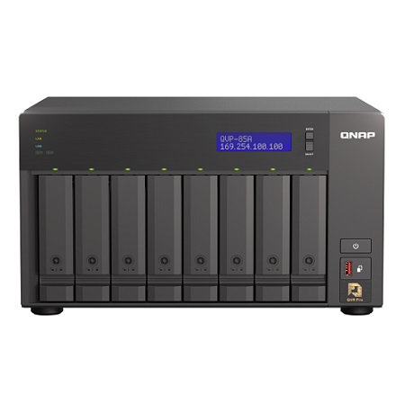 [DISCONTINUED] QVP-85A-US QNAP 8 Channel NVR 528Mbps Max Throughput - No HDD