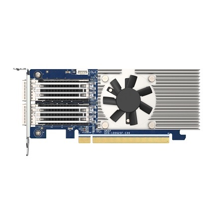 QXG-100G2SF-CX6 QNAP Dual Port per 100GbE Network Adapter 2 x QSFP28; Mellanox ConnectX-6 Dx Controller
