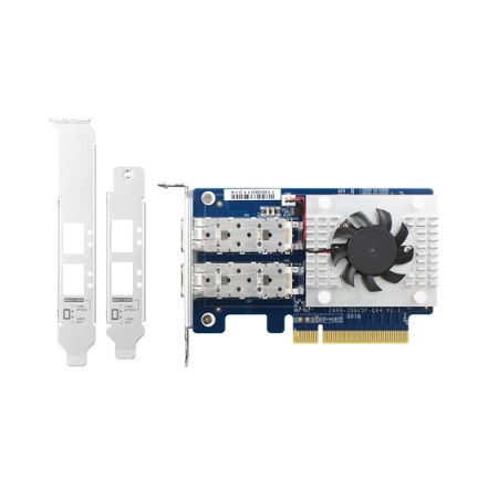 [DISCONTINUED] QXG-25G2SF-CX4 QNAP Dual-port SFP28 25GbE Network Expansion Card