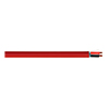 Show product details for R00310M1R Remee 18 AWG 2 Conductors Shielded Solid Bare Copper FPLR Non-Plenum Fire Alarm Cables - 1000' Reel - Red