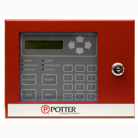 3006458 Potter RA-6075 32 Charatcer LCD Annunciator