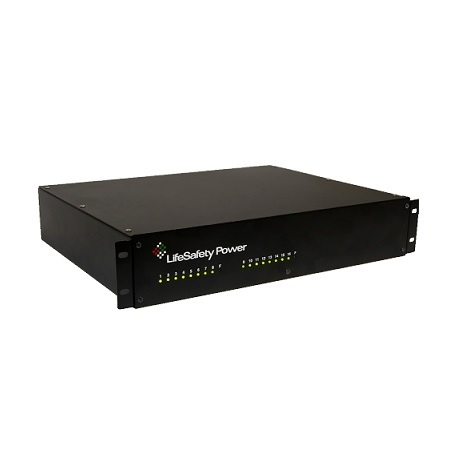 RA300-8 LifeSafety Power RA300 Series 12.5 Amp 24VAC Access Control and CCTV Power Supply in UL Listed Indoor 19" W x 3.5" H x 14" D Rackmount Electrical Enclosure