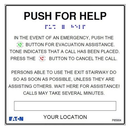 RAS-INSTRUC Cooper Wheelock Eaton VoCALL Sign Instruction
