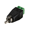 Show product details for RCAM-T-10 Rainvision RCA Male to Screw Terminal Connector - 10 Pack