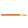 Show product details for REMEX330622JZIALR-3281 Remee 6 Fiber Tight-Buffered Multimode OM1 OFCP Plenum Distribution - Aluminum Armored Fiber Optic Cable - 3281' Spool - Orange