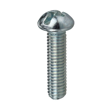 RMC83234 L.H. Dottie 8/32 x 3/4 Round Head Slotted/Phillips (Combo) Machine Screws - Zinc Plated - Pack of 100