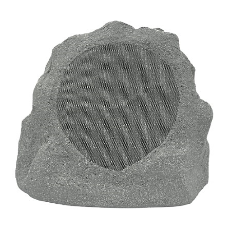 ROCK80G Adept Audio ROCK80 Outdoor 8" 60W Injection-Molded Polypropylene Rock Speaker - Pair of Speakers - Granite
